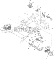 Exmark LZX940EKC606W0 - Exmark 60" Lazer Z X-Series Zero-Turn Mower, Kohler ECV940 (SN: 406294345 - 408644345) (Rev A) (2020)