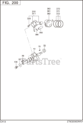 Subaru Robin EX130D50281 (EX13) - Subaru Robin Engine