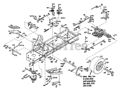 Troy-Bilt 13086 - Troy-Bilt Lawn Tractor, Hydro Drive (SN: 130860100101 & Above)