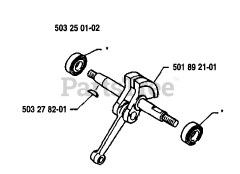 Husqvarna 16 R - Husqvarna String Trimmer (1986-10) Crankshaft Assembly