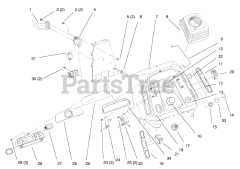 Toro 72064 (265-H) - Toro Lawn & Garden Tractor (SN: 089000001 - 089000599) (1998)