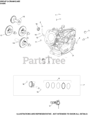 Kohler CH395-1014 - Kohler Command PRO Engine, Basic Version, 9.5hp, 7.1kW 02 CrankCase