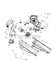 Yard Machines YEBV (41ABESPG900) - Yard Machines Blower Vacuum