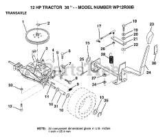 Winston Pro WP 12R38 B - Winston Pro Lawn Tractor (1993)