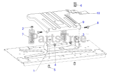 Cub Cadet RZT-L54 KH FAB (17CRCACA010) - Cub Cadet 54" RZT Zero-Turn Mower, Fab Deck, Kohler (2018) Seat Adjustment