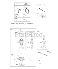 Briggs & Stratton 28V707-1170-E1 - Briggs & Stratton Vertical Engine