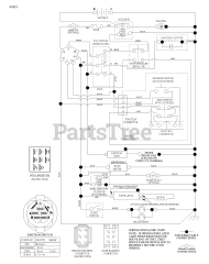 Husqvarna YTH 23K48 (960450036-00) - Husqvarna 48" Yard Tractor (2011-08) SCHEMATIC