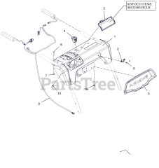 Ariens 921051 - Ariens Platinum 30" SHO Snow Blower, Ariens AX 414cc engine (SN: 180000 & Above) Dash