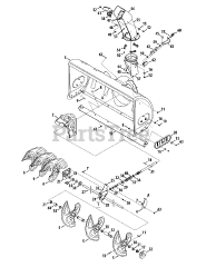 MTD 190-032-101 (OEM-190-032) - MTD 42" 2-Stage Snow Thrower Attachment (2012)