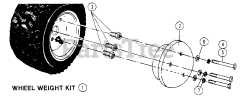 Snapper 83699 - Snapper LTST, 36" LT/YT Series Snow Thrower Attachment