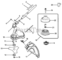 Ryobi RY 28161 - Ryobi Brush Cutter, 26cc