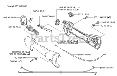 Husqvarna 326 LX - Husqvarna String Trimmer (2002-08) Throttle Control