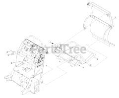 Exmark VTS541KA363CA - Exmark 36" Vantage S-Series Stand-On Mower, Kawasaki, CARB (SN: 313000000 - 313999999) (2013) Platform Assembly