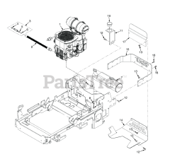 Scag STCII-52V-23FX - Scag Tiger Cat II 52" Zero-Turn Mower, 23hp Kawasaki (SN: T6100001 - T6199999) (Rev 01)