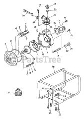 Echo TP-2001 - Echo Trash Pump (SN: 2612508 - 9999999) Pump, Frame
