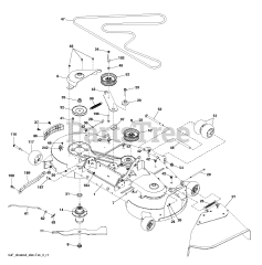 Husqvarna TS 254 G (960410445-00) - Husqvarna 54" Garden Tractor (2019-08)