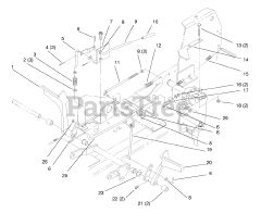 Toro 72045 (265-6) - Toro Lawn & Garden Tractor (SN: 089000001 - 089000399) (1998)