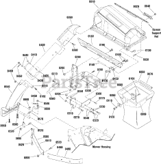 Simplicity 1695596 - Simplicity Clean Sweep Triple Grass Catcher for 44" & 50" Mower