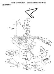 Electrolux/AYP TS 14H42 C - Electrolux/AYP Lawn Tractor (1994)