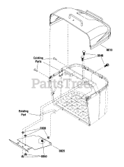 Simplicity 1687826 YP - Simplicity Collector Cover for Rear-Discharge Lawn Tractor