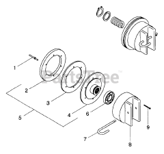 Gravely 987060 - Gravely Lawn Tractor, 16hp, Without Hydraulic Lift (SN: 000101 & Above) NUMBER ELEVEN - FWD-REV CLUTCH ASSEMBLY