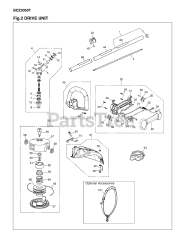 RedMax BCZ 3050 T - RedMax Brushcutter (SN: 90200101 - 91000100) (2009-06)