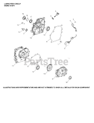 Kohler CH260-0011 - Kohler Command PRO Engine, Basic Version, 6hp, 4.5kW Lubrication Group CH260-0011