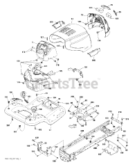 Poulan Pro PB 20A46YT (960480076-00) - Poulan Pro Lawn Tractor (2013-11)
