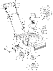 MTD 182-427B352 - MTD Walk-Behind Mower, Electric (1992) (Walmart)