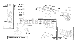 Briggs & Stratton 404777-1201-01 - Briggs & Stratton Vertical Engine Piston Group