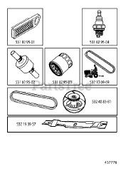 Husqvarna LTH 151 (960410207-00) - Husqvarna Lawn Tractor (2010-09) ACCESSORIES