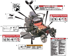 Gravely 992140 (ZT 2044 XL) - Gravely 44" Zero-Turn Mower, 20hp Kohler (SN: 000101 - 001999)