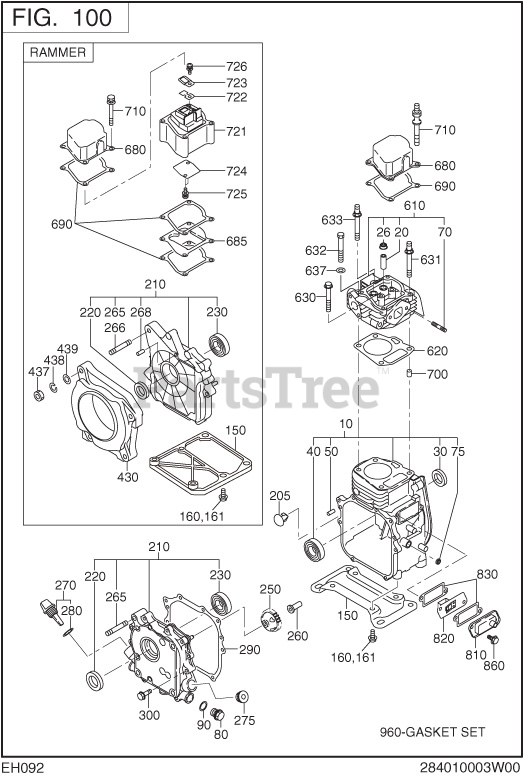 Subaru Robin EH092D42000 EH092