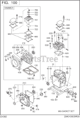 Subaru Robin EH092D10000 (EH092) - Subaru Robin Rammer Engine 100 Crankcase