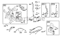 Briggs & Stratton 19C432-0056-01 - Briggs & Stratton Horizontal Engine