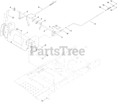 Toro 74793 (SW 5425) - Toro 54" TimeCutter Zero-Turn Mower (SN: 316000001 - 316999999) (2016) Motion Control Assembly