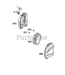 Briggs & Stratton 9P705-0286-H5 - Briggs & Stratton Vertical Engine