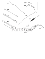 Briggs & Stratton 125P07-0029-F1 - Briggs & Stratton Vertical Engine Controls Group