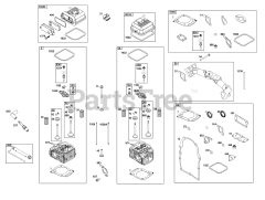 Briggs & Stratton 386447-3337-F1 - Briggs & Stratton Horizontal Engine