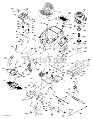 Poulan Pro PB 30 (960280003-00) - Poulan Pro 30" Rear-Engine Riding Mower (2011-12)