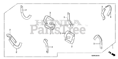 Honda FRC800 K1 A (FAHJ) - Honda 20" Tiller, Made in Japan (SN: FAHJ-1100001 - FAHJ-9999999) ROTARY TINE KIT