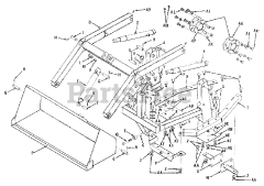 Simplicity 990412 - Simplicity Loader, Front End Frame Group (3646I06)