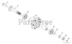 Great Dane 988641 (GHWKA1948S) - Great Dane Scamper 48" Walk-Behind Mower, 19hp Kawasaki, Hydro (SN: 000101 & Above) Spindle Assembly