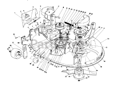 Toro 55650 - Toro 38" Side-Discharge Mower Deck (SN: 009000001 - 009999999) (1989)