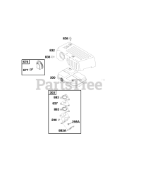 Briggs & Stratton 86432-0145-B1 - Briggs & Stratton Horizontal Engine