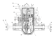 Huskee 14AJ849P131 - Huskee Garden Tractor (1998) (Tractor Supply) Transmission Assembly 618-0312