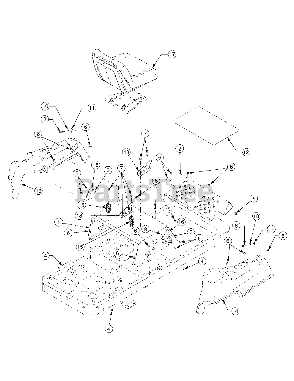 Cub Cadet RZT42 (17AA5B4G710) Cub Cadet 42" RZT ZeroTurn Mower