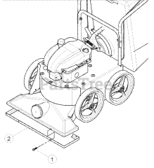 Bear Cat WV 160 S - Bear Cat Walk-Behind Vacuum, 160cc Honda (SN: B00001 - C09058) Housing Intake Wear Kit