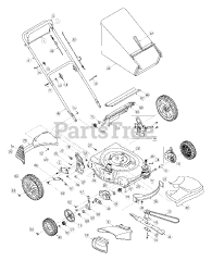 Huskee 12A-569K730 - Huskee Walk-Behind Mower (2005) (Tractor Supply)