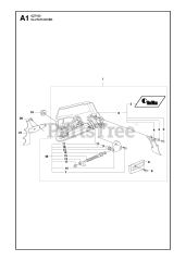 RedMax GZ 7100 - RedMax Chainsaw (2017-10) CLUTCH COVER